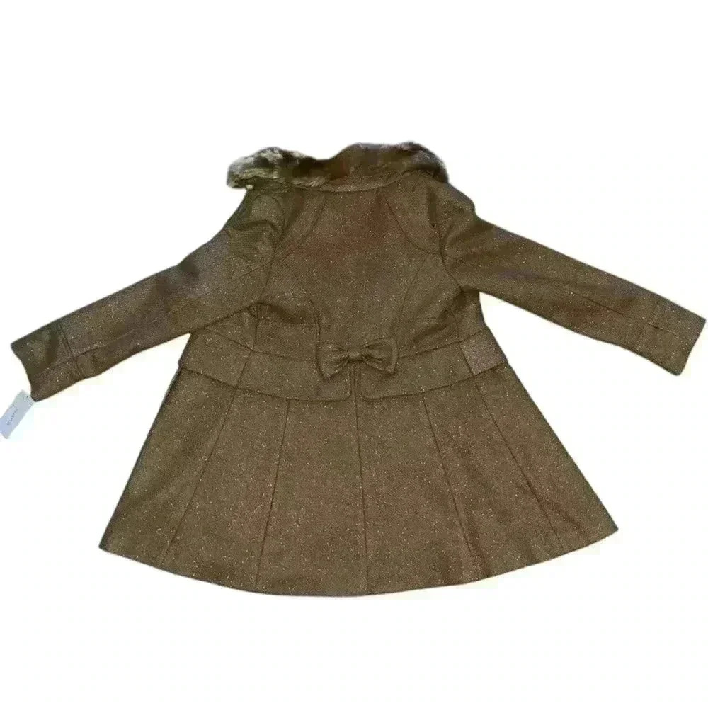 Tan peacoat Jessica Simpson size medium 10/12 faux fur
NWT - Picture 8 of 13